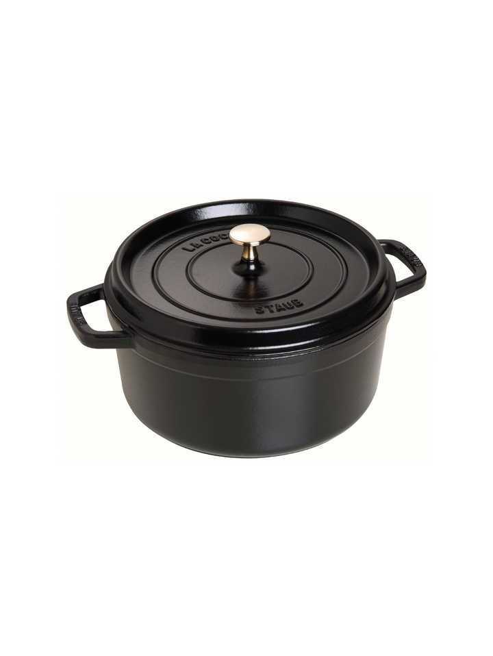 Staub cocotte zwart - 26 cm (5,2 l)