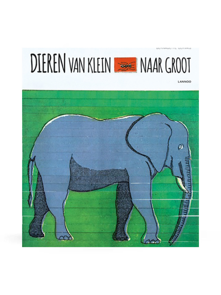 Groots en verrassend kartonboek: Dieren van klein naar groot