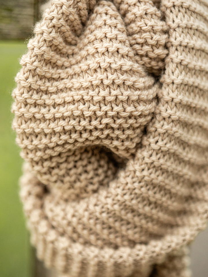 Breipakket sjaal voor beginners