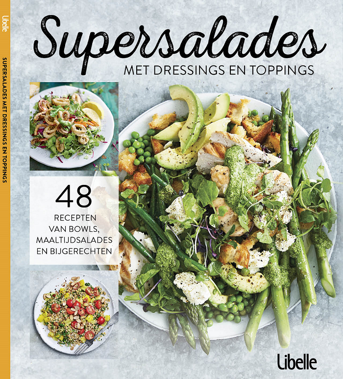 Libelle supersalades met dressings en toppings kookboek